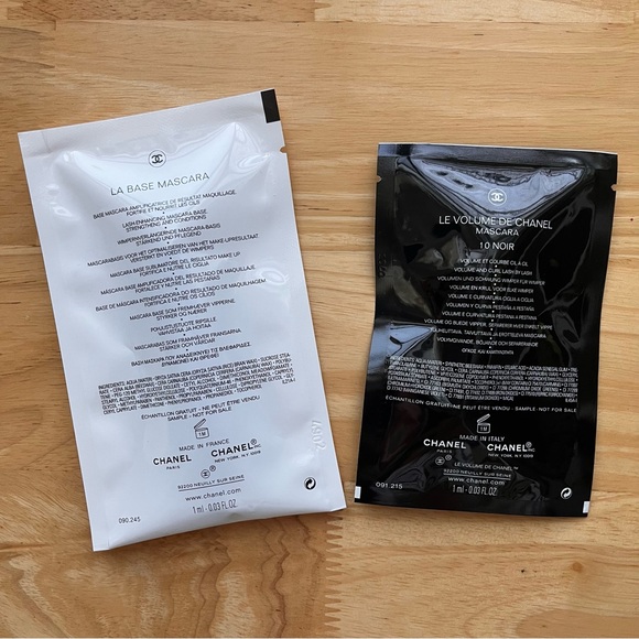 CHANEL La Base Mascara Primer + Le Volume de CHANEL Mascara, NOIR - Sample Sizes - Picture 2 of 2